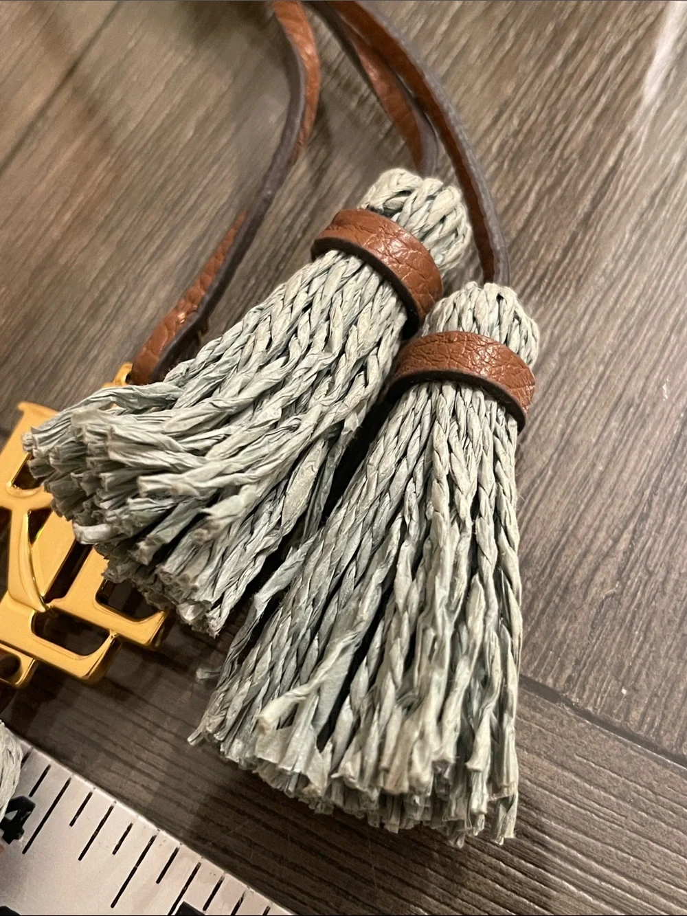 Lauren Ralph Lauren Replacement Three Tassel - Gold-tone Logo Bag Charm